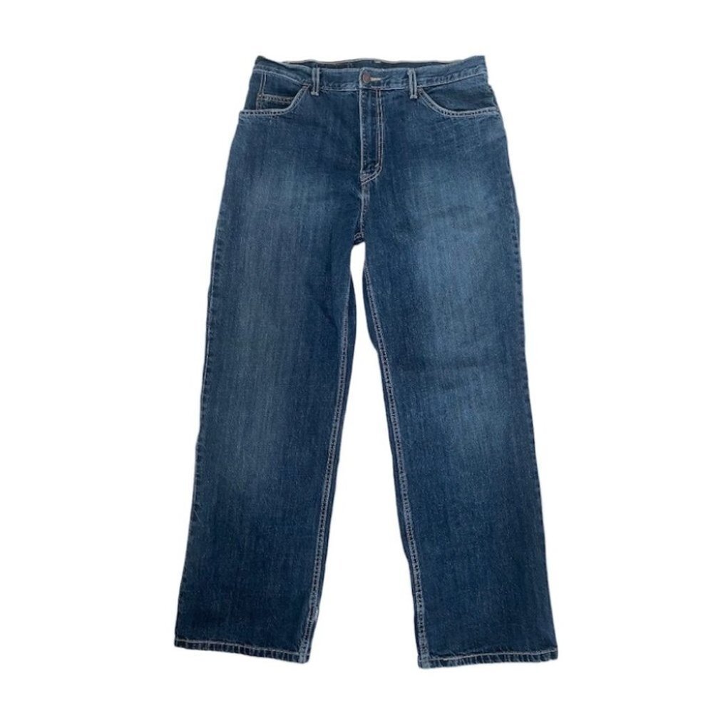 Levi's Vintage Orange Tab Dark Wash‎ Straight Leg Jeans Men's Size 36x32